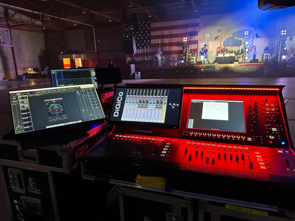 DigiCo 225 with Waves - Book the Sound Production Crew for Your Holiday Party Now